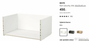 IKEA BESTA šuplík + kolejnice + čelo - 3