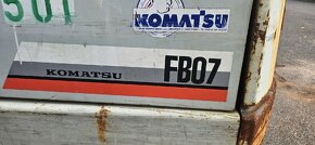 VZV KOMATSU FB07 zdvih 700kg nabíječka - 3