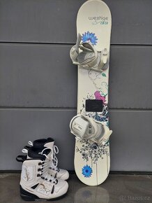 Snowboard WESTIGE ZARRA, 135 cm + boty - 3