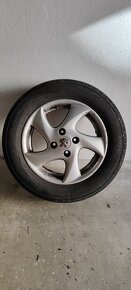 ALU kola Peugeot + pneu Bridgestone 185/65/R15 - 3