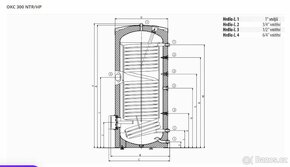 Dražice OKC 300 NTR/HP ohřívač vody - 3