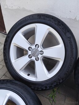 ALU 5x112 r17 AUDI + LETNÍ PNEU - SLUŠNÁ SADA - 3