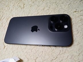 Apple iPhone 15 Pro - nový; černý titan; záruka; CZ - 3