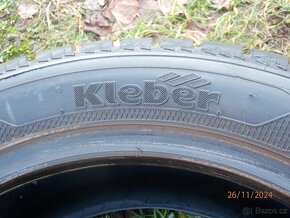 3xZimní gumy KLEBER 195/50 R15  2x 5MM 1x4MM - 3