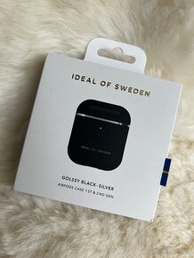 Obal na sluchátka airpods černý etui - 3