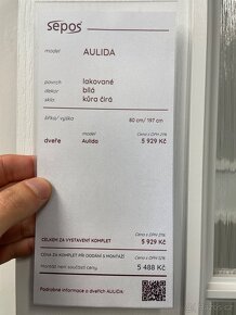 Nové dveře Aulida 80 pravé - 3