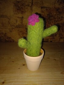 roztomilá dekorace - kaktus v květináči NOVÉ - 3