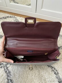 Tříbarevná retro kabelka do ruky top handle bag pull & bear - 3