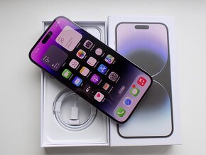 APPLE iPhone 14 Pro MAX 256GB Deep Purple - ZÁRUKA -TOP STAV - 3