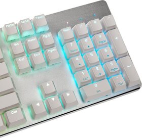 PREDÁM Glorious GMMK ▢▢KEYCAPS▢▢ Full-Size White Ice Edition - 3