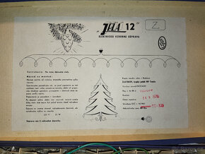 Vánoční svíčky Zlatokov Jela 12, světýlka rok 1970 - 3