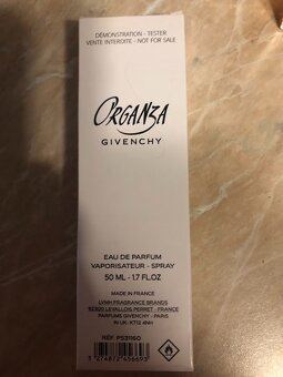 Prodám Givenchy Organza EDP 50ml tester - 3