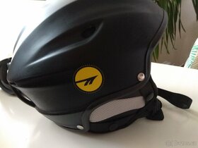 HI-TEC lyžařská helma černá + brýle HI-TEC - 3