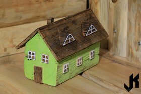 Dřevěný domeček zelená chalupa AT056 - 3