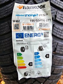 Nové zimní pneumatiky 195/55/16 - 195/55 R16 Hankook 2022 - 3