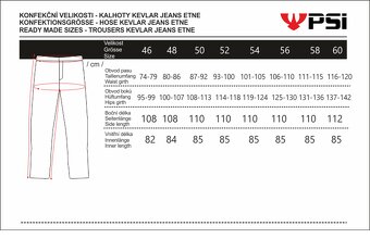 Motorkářskné kalhoty KEVLAR JEANS ETNE PÁNSKÉ VEL. 48 - 3