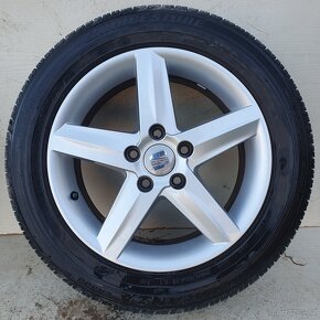 Alu kola Seat 16" 5x112 s letními pneu 205/55R16 - 3