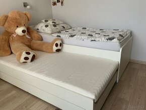 Rozkládací postel IKEA 90x200 (úložný prostor) - 3