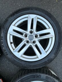 ORIGINÁL Alu Audi A4 B9 R17 5x112 Zimni pneu Nexen 6mm - 3