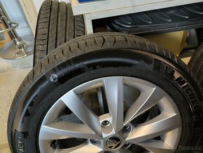 Alu kola Škoda Octavia 3 5x112 r16 Originál,pneu7mm205/55/16 - 3