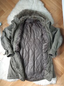 Khaki parka + Nové jeans vel.38 ZDARMA - 3