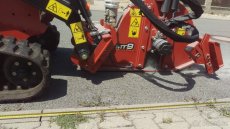 Mikrorýhovač Ditch Witch MT9 - Pila na asfalt a beton - 3