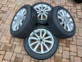 Alu kola VW 6.0Jx16 ET45 5x100+zimni pneu - 3