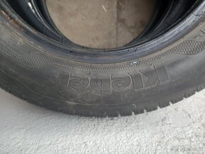 Prodám dvě zimní pneu 165/70R14 kleber krisalp vzorek 5,8 mm - 3