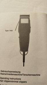 Stříhací strojek na psy MOSER 1400 - 3