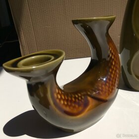 Keramická sada svícen - váza Ditmar Urbach - 3