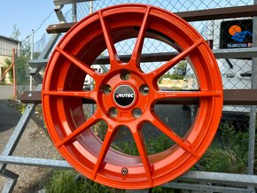 Alu kola 5x112 r17 AUTEC WIZARD Racing Orange TOP SADA - 3