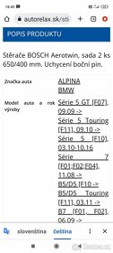 NOVE STĚRAČE BOSCH NA BMW - 3