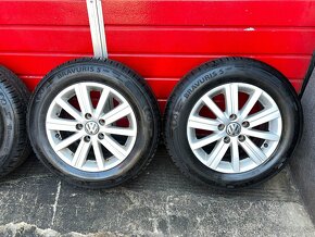 Original ALU kola VW WELLINGTON 15" 6J ET50 letní 195/65/R15 - 3