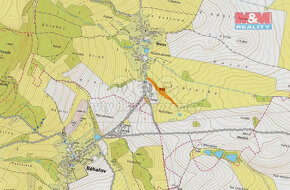 Prodej louky, 3245 m², Miletice u Dlažova - 3