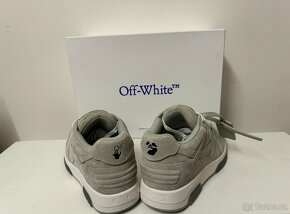 Off-White Out Of Office Cow Suede Grey - 3