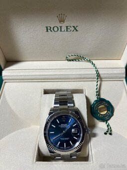 Hodinky Rolex DateJust 41mm Oyster, bílé zlato, TOP STAV - 3