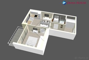 prodej bytu 2+kk, 39 m2, balkon, Praha 4 - Chodov - 3