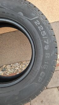 Prodám pneu Vanco Camper 225/75 R16 CP, obytka, dodávka - 3