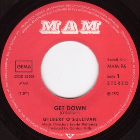 Gilbert O'Sullivan – Get Down  (SP) - 3