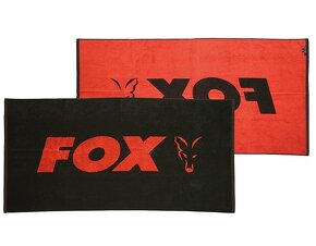 Fox Osuška Beach Towel - Black-Orange - 3