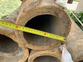 Trubky kameninove betonove kanalizacni pouzite ale ciste - 3