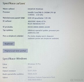 HP ProBook 4740s,proc.i5,WIN 10,HDD 1TB,RAM 8GB,17.3 palců - 3