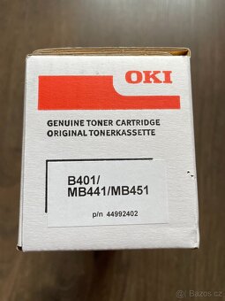 Prodám nepoužitý a nerozbalený Toner OKI 44992402 (Černý) - 3