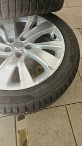 5x115  r18 Alu kola Borbet + zimni pneu - 3