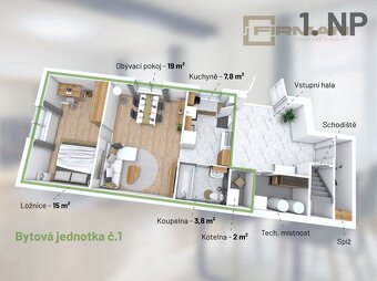 Prodej domu 180 m² se dvěma bytovými jednotkami na Zbraslavi - 3