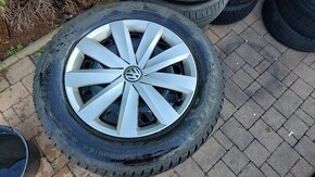 Kola zimní 16", ŠKODA, VW, rozteč 5x112mm, pneu 215/60/16 - 3