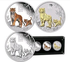 ROK TIGRA - 3x1oz SET LUNAR SERIES III - 3