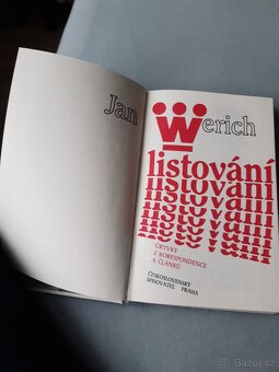 Jan Werich " Listování " - 3