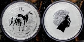 2014 Lunární série II rok Koně 5 oz - 3