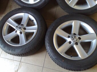 alu kola 5x112 r16 original vw sharan,seat zimaky 205/60/16 - 3